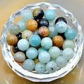 AD Beads Natural Gemstone Round Spacer Loose Beads (6mm 100pcs, Amazonite) - color: Amazonite, size: 6mm 100pcs
