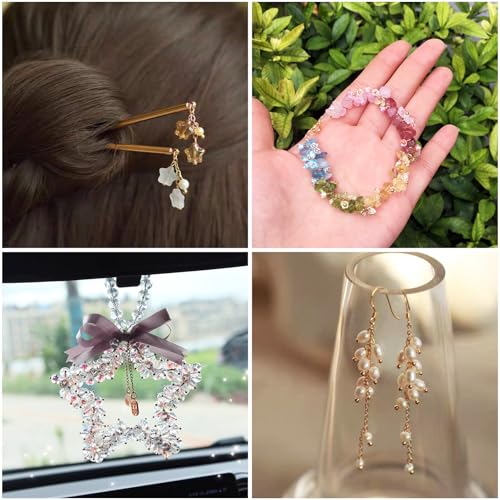 Craftdady 300pcs Rose Gold Flat Head Pins Ball Head Pins Open Eye Pins Metal Wire Headpins Set for Craft Jewelry Making (29.5-30mm) - color: Rose Gold, Eye Pins Kit