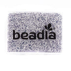 BEADIA Open Jump Rings Platinum 0.6x4mm 1000pcs for DIY Jewelry Making Supplies - color: Platinum, size: 0.6*4mm