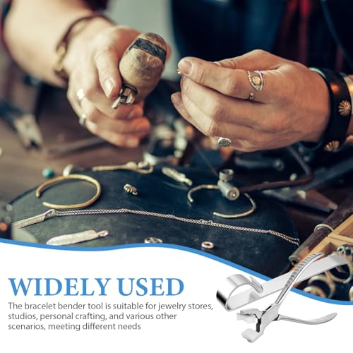 Lurrose 1set Metal Bracelet Bending Tool Durable Jewelry Making Supplies for Crafting and Shaping Convenient and Fast Bracelet Helper for Smooth Curves and Creative Designs