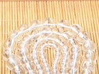 Bymitel 90 pcs Natural Genuine Real Round Loose Stone Beads Gemstone Spacers for Charm DIY Jewelry Making 15.5" per Strand 4mm (Clear Quartz Crystals, 4mm) - color: Clear Quartz Crystals, size: 4mm