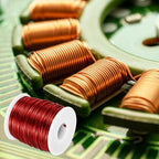 MECCANIXITY 18 AWG Magnet Wire, 18 Gauge Enameled Copper Wire, 1 Lb Magnetic Coil Wire for Transformer, Motor, Electric, 155C(311F) - size: 18 AWG