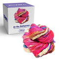DARN GOOD YARN Recycled Sari Silk Ribbon Yarn “at The Bahamas” Dyeable 100 Grams, 50 Yards, 1 Skein Handmade one of a Kind - color: At the Bahamas