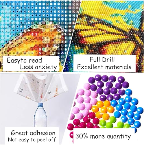 A8MENX0 5D Mountain Diamond Art Painting Kits for Adults,Full Drill Diamond Dots Paintings for Beginners,DIY Crafts Kits Paint with Round Diamonds Pictures Gem Art Painting DIY Crafts Kits 12x16 inch - color: Pink Mountain