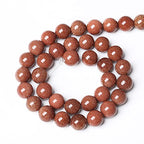 61pcs 6mm Natural Gold Sandstone Beads Gemstone Round Loose Beads for Jewelry Making DIY Bracelet Necklace 15“ - color: Gold Sandstone, size: 6mm
