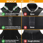 MOOCA 2 Pcs Deluxe Medium Necklace Chain Jewelry Bust Display Holder Stand, Necklaces Display Mannequin, Bust Stand, 6 3/8 W x 4 1/4 D x 10 H in, Black Velvet - color: 2) Black Velvet, 2 pieces