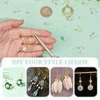UNICRAFTALE 100Pcs Real 18K Gold Plated Earring Hooks Stainless Steel Ear Wire with Loops Earwire Hooks Fish Hooks Flat Earring Hooks with Coil for DIY Earring Jewelry Making - color: Gold, size: 15mm Long