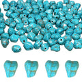 Turquoise Irregular Beads for Bracelet Making - 230pcs 12mm Natural Semi-Precious Gemstone Loose Spacer Beads for Jewelry, Beading, Earrings & DIY Handmade Crafts - color: Turquoise Irregular 12mm