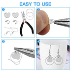 Ximalun 200 Pcs Stainless Steel Blank Heart Pendants Tiny Stamping Tag Flat Love Charm Small Dainty Pendants Metal Polished Love Heart Charms for Bracelet Necklace Jewelry DIY Craft Making(Silver)