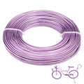 12 Gauge Aluminum Wire 100FT, 2mm Bendable Metal Anodized Aluminum Wire for Sculpting Jewelry Making Crafts Wreath Beading Floral(Pink Purple) - color: Pink Purple