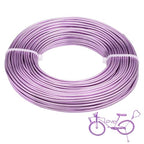 12 Gauge Aluminum Wire 100FT, 2mm Bendable Metal Anodized Aluminum Wire for Sculpting Jewelry Making Crafts Wreath Beading Floral(Pink Purple) - color: Pink Purple