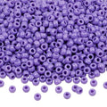 1000 Pcs Purple Plastic Round Pony Beads for Jewelry Making, DIY Bracelet Necklace Supplies - color: Purple