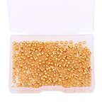 BEADIA 18K Gold Plated Crimp Beads Non Tarnish 3mm 400pcs for Jewelry Making Findings - color: Crimp Beads Gold, size: 3mm