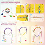 Bracelet Making Kit for Girls 6-12, Friendship Bracelet Beads Elastic String DIY Arts & Crafts Bulk Toy Set, Jewelry Maker Tool, Popular Christmas Birthday Gifts for Kids Ages 7 8 9 10 11 (169PCS) - style: 169PCS