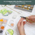 The Beadsmith Flex-Rite Beading Wire - 21-Strand Nylon-Coated Stainless-Steel Wire, 0.024" (0.60 mm) Dia, Clear, 100 ft Spool, Durable Necklace & Bracelet String, for Jewelry Making Supplies - size: .024” Dia - 100 ft