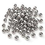 304 Stainless Steel Round Beads 8.0mm 80pcs Spacer Beads for Jewelry DIY Making and Repairing - size: 8.0mm