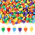 300pcs Christmas Bulbs Polymer Clay Beads, Christmas Spacer Heishi Beads for DIY Crafts Bracelet Necklace Earring Jewelry Making Party Supplies Accessories - color: Multicolor
