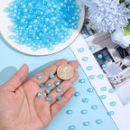 1000Pcs Transparent Letter Beads Acrylic Mixed Alphabet Beads Flat Round Disc Spacer Bead White Alphabet Pattern Loose Bead for Bracelet Jewelry Making DIY Craft 7x4mm Deep Sky Blue - color: Deep Sky Blue