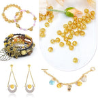 TOAOB 100pcs 12mm Gold Filigree Hollower Ball Beads Round Metal Loose Spacer Beads for DIY Crafts Bracelets Necklaces Earrings Jewelry Making - color: Gold, size: 12mm