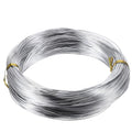 TecUnite Aluminum Craft Wire for Sculpting Bendable Metal Beading Wire for DIY Jewelry Making (1 Roll,Silver,100 m x 0.8 mm) - size: 100 m x 0.8 mm