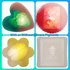 BBDINO Silicone Mold Making Kit Super Elastic Liquid Silicon for Molds Making 70.6 oz, Fast Cure Soft Mould Maker Silicone Rubber for Casting with Resin/Silicone/Jewelry/Soap/Wax/Plaster - color: 70.6 Oz Clear