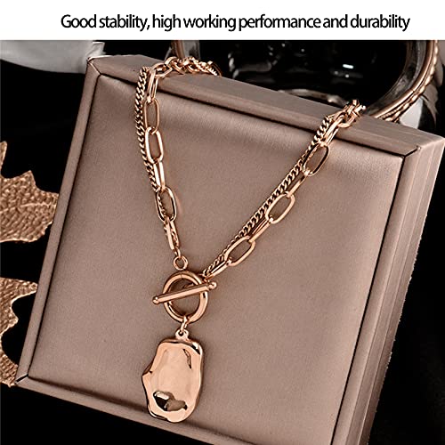 Round Toggle Clasps, Stainless Steel Toggle Clasps Rose Gold Jewelry Clasps for Necklace for Bracelet