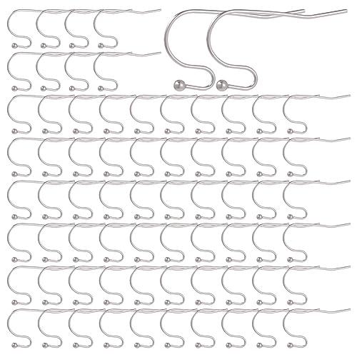 SUNNYCLUE 1 Box 160Pcs French Earring Hook French Earring Hooks Silver 316 Stainless Steel Earrings Hooks Earwires Fish Hook Ear Wires for Jewelry Making Accessories DIY Dangle Earrings Crafts - color: 160pcs Stainless Steel French Earring Hooks