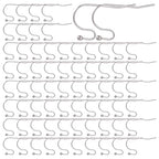 SUNNYCLUE 1 Box 160Pcs French Earring Hook French Earring Hooks Silver 316 Stainless Steel Earrings Hooks Earwires Fish Hook Ear Wires for Jewelry Making Accessories DIY Dangle Earrings Crafts - color: 160pcs Stainless Steel French Earring Hooks