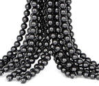 4mm 200pcs Natural Stone Round Beads Black Onyx Genuine Stone Beading Loose Gemstone DIY Charm Smooth Beads for Bracelets Necklaces Earrings Hole Size 1mm (Black Onyx 4mm) - color: Black Onyx, size: 4mm