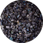 Natural Chip Stone Beads 5-8mm Spectrolite About 400 Pieces Irregular Gemstones Healing Crystal Loose Rocks Bead Hole Drilled DIY for Bracelet Jewelry Making Crafting (5-8mm, Spectrolite) - color: Spectrolite