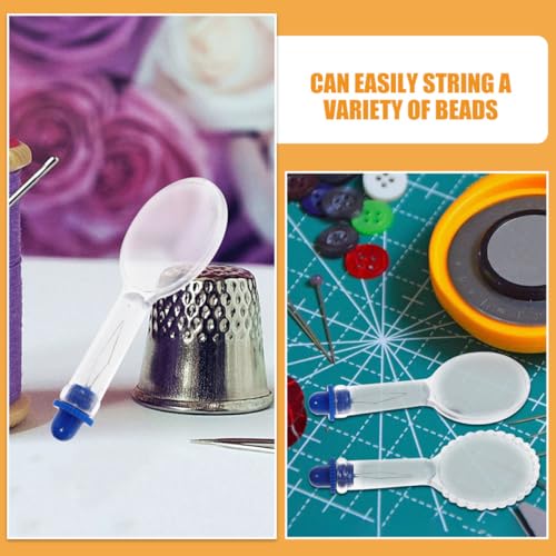 COOPHYA 10-pcs Metal Needle Threader Sewing Tool Set for DIY Embroidery and Hand Sewing, Portable Compact Threading Device for Beading Needles and Craft Projects