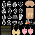 Kajaia 114 Pcs Polymer Clay Earring Cutters Bohemian Polymer Clay Cutters for Earrings Set Jewelry Making Supplies for Women Craft DIY - color: Boho
