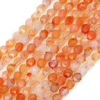 BEADIA Faceted Natural Sunstone Stone Round Beads 6mm 36cm/Strand for Jewelry Making - color: Sunstone, size: 6mm