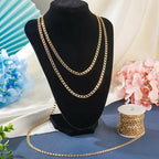 Craftdady 16.4 ft Golden Aluminium Curb Chain 7x4mm Twisted Metal Chain Oval Cross Unwelded Small Chain for Crafts DIY Necklace Bracelet Jewelry Making Supplies - color: Golden,7x4mm