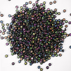 800pcs Number Beads Colorful Black Round Number Letter Beads 0-9 Mixed 4x7mm Plastic Shape Loose Beads for Jewelry Making Bracelets.