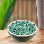 Amazonite Pre Drilled Natural Crystals Crushed Chips Beads for Jewelry Making, DIY Handmade Healing Crystals (25 Inch Strand) - color: Amazonite