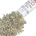 Miyuki Delica Seed Beads – Size 11/0 (1.6 mm), DB1831, Duracoat Galvanized Silver, 7.2 g, Approx. 1440 Beads, Made in Japan - color: DB1831 - Duracoat Galvanized Silver