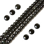35pcs 10mm Black Obsidian Beads Natural Gemstone Beads Round Loose Beads for Jewelry Making - color: Black Obsidian, size: 10mm