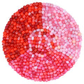 Plastic Pony Beads for Jewelry Making, 1200 Pieces, Multi-Color, 0.35 x 0.22 inch, DIY Craft Beads for Bracelets and Hair Braids (Rose+red+Pink) - color: Rose+red+pink