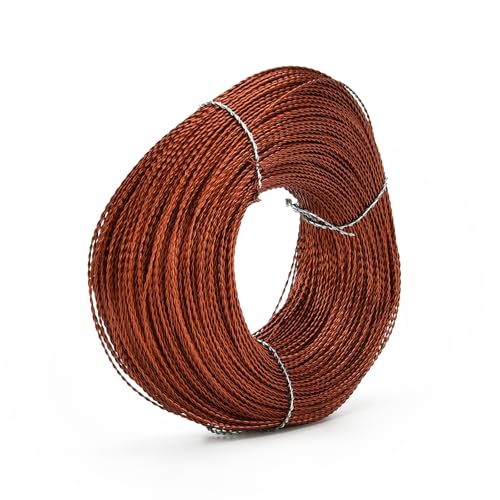 22 Gauge / 0.6mm Copper Wire 328Ft / 100M, Double Stranded Enameled Wire for Jewelry Making Bracelet Beading Craft, Lead Seals