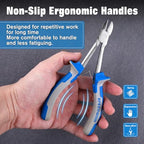 SPEEDWOX Long Reach Diagonal Pliers 6 Inches Mini Fine Wire Cutting Plier Slim Plastic Nippers Precision Side Cutting Micro Wire Cutters for Hard to Reach Narrow Spaces High Leverage Reduce Efforts - style: Diagonal Pliers