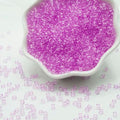 Purple Glass Seed Beads 5000 Pcs, 3mm Small Craft Pony Beads Bulk for Bracelets, DIY Necklace Ring Waist Chain - color: Purple