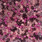 John Bead 8/0 Czech Glass Seed Beads 22 Grams Purple Passion Mix for DIY Arts Crafts Jewelry Bracelets Necklaces Earrings Phone Charm Making - color: Purple Passion Mix