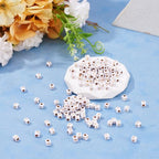 FASHEWELRY 500Pcs White Golden Letter Beads 4.5mm Square Alphabet Beads Acrylic Cube Letter F Beads for Friendship Bracelet Necklace Keychains Jewelry Making - color: Letter F