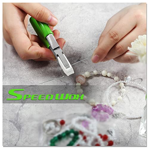 SPEEDWOX 5-Inch Flat Nose Plier Nylon Jaw Pliers For Jewelry Making Smooth Jaw Pliers Nylon Plier Non Marring Plyer for Wire Bending Twisting Shaping Straightening Plyers Jewelry Making Tool - style: 5" flat nose plier