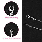 36 Pack Chain Necklace Bulk for Jewelry Making, Cridoz Necklace Jewelry Chains Silver Plated Necklace Chains for Necklace Jewelry Making, 1.2 mm (18 Inches) - size: 18 Inches