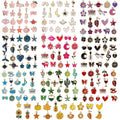 acDesign 200Pcs Charms for Jewelry Making，Mixed Metal Charm Necklace Kit for DIY Necklace Bracelet Making (10 Colors)