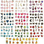 acDesign 200Pcs Charms for Jewelry Making，Mixed Metal Charm Necklace Kit for DIY Necklace Bracelet Making (10 Colors)