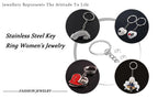 50Pcs Keychain Key Ring with Chain Bulk Split Key Chain，1.1 Inch Key Chains Parts with Open Jump Ring Connector for Jewelry Making Crafts (Bronze) - color: 50Pcs Bronze