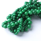 6MM Dry Green Jasper Round Loose Beads Natural Gem Beads Crystal Energy Stone Beads for Jewelry Making DIY Bracelet Necklace - color: Dry Green Jasper, size: 6mm